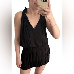 Sleeveless Accordion Dress - S